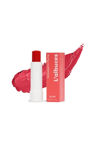 L'albuces Strawberry Plump Lip Balm SPF30
