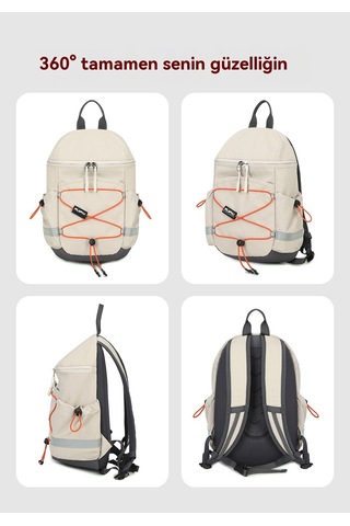 Hafif Açık Hava Sırt Çantası Nefes Alabilen Katmanlı Dağcılık Sırt Çantası Gri