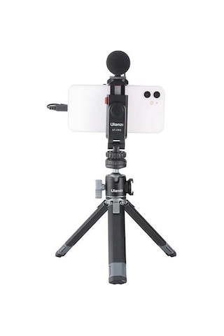 Yulong Ulanzi St-06s Çok Fonksiyonlu Telefon Tripod Standı Siyah