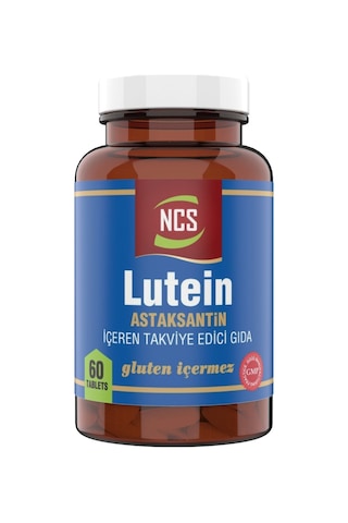 Ncs Lutein 15 Mg Astaksantin 12 Mg 60 Tablet Hap Kutusu