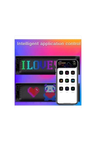 Bolsat Pixel Led Panel 16x64 Dijital Ekran Yazı Ve Animasyon Bantlı Bluetooth