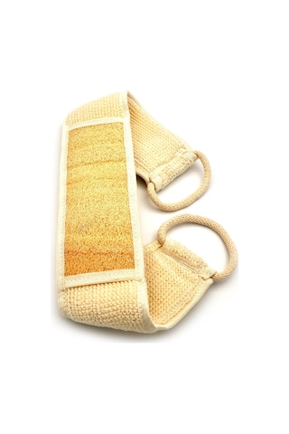 Doğal Kabak Lifi Banyo Hamam Uzun Sırt Kesesi İp Saplı 11x71 Cm