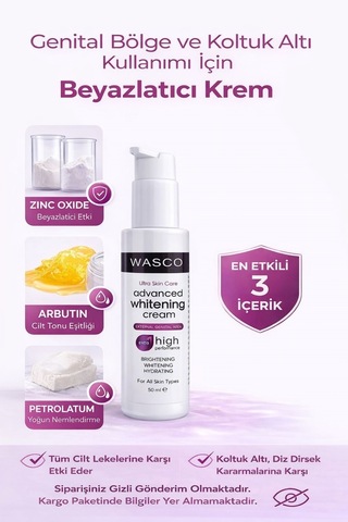 Genital Bölge Kararma Karşıtı Koltuk Altı, Diz, Dirsek Ve Dış Genital Beyazlatıcı Krem