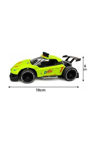 Super Speed Racing 1:20 Ölçekli Şarjlı Uzaktan Kumandalı Araba - 4 Kanallı Yarış Arabası Yeşil