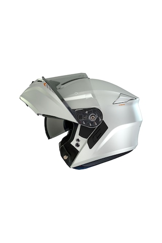 Axxıs Storm Sv Solid A0 Gloss Çene Açılır Motorsiklet Kaskı Beyaz