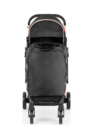 Popypapa Fusion Gold Kabin Boy Tek Elle Kolay Katlanır Pratik Bebek Arabası Siyah