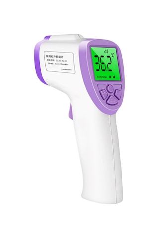 Xiyyadms Dijital Lcd İzoletli Vücut Sıcaklığı Ölçer, 3-5cm Mesafede, 0.5sn Yanıt Süresi, Güneş Işığı Ekranı Yetişkin/çocuk