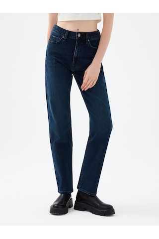 LOFT Comfort Straight Comfort Fit Kadın Pantolon Lf2040544 Q1.v1 Denim