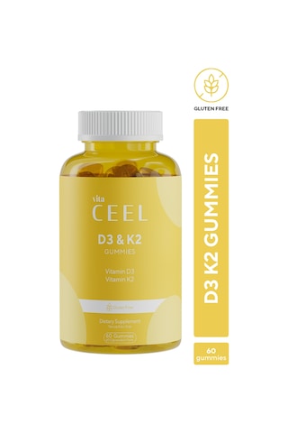 D3 K2 Vitamin Gummy, Portakal Aromalı, 60 Çiğnenebilir Form