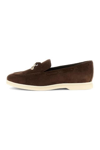Guess Aryanai Kadın Loafer Ayakkabı Fltnaısue14 Kahve