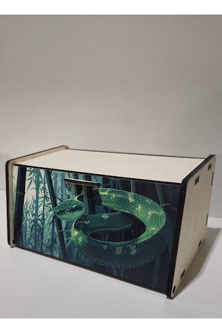 Woodiks 2023 Yılı Sembolü Yılan Ekmeklik 261893567 Bej Açık