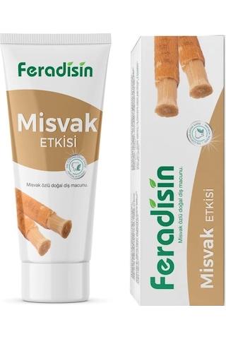 Doğal Misvak Özlü Florürsüz Beyazlatıcı Ve Koruyucu Diş Macunu 75 ML