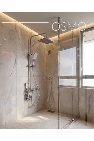 Osmo Piano Banyo Bataryası Ve Duş Sistemi Acar 24.04.200 Açık Gri