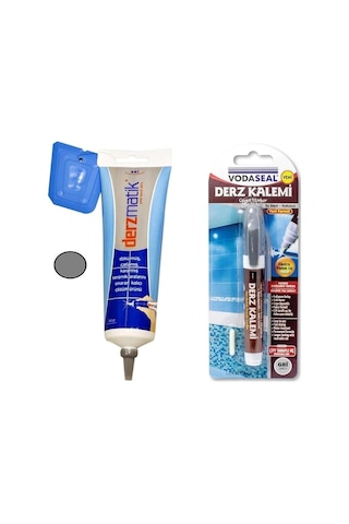 Derz Dolgu 360 Gr Gri + Derz Kalemi Gri Set
