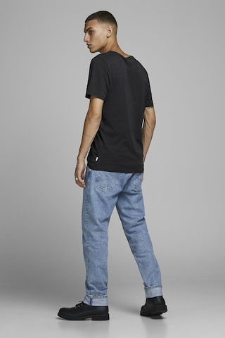 Jack & Jones Jack Jones Erkek Bisiklet Yaka Tişört 12156101 Siyah