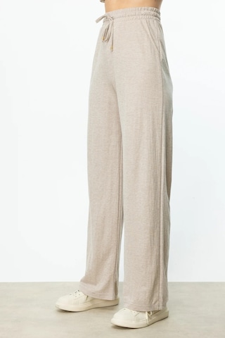 On Fashion Beli Lastikli Bol Paça Kadın Pantolon 25y.on.pnt.56308.01 Kum