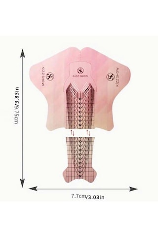 Ekstra Uzun Alt Form Şablonlar 10 Adet 9.75 Cm