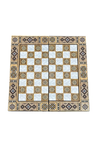 Motif Kaplama Tavla Orta Boy 44 X 44 Cm