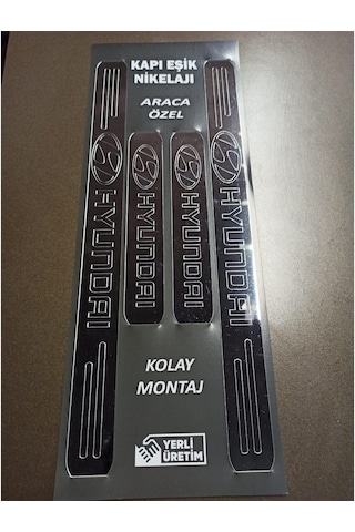 Hyundai Accent Era Uyumlu Kapı Eşiği 4'lü Set Ön Arka