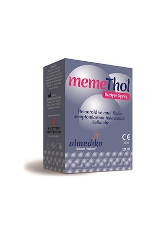 Memethol Hemoroid Bariyer Koruyucu Sprey 10 ML