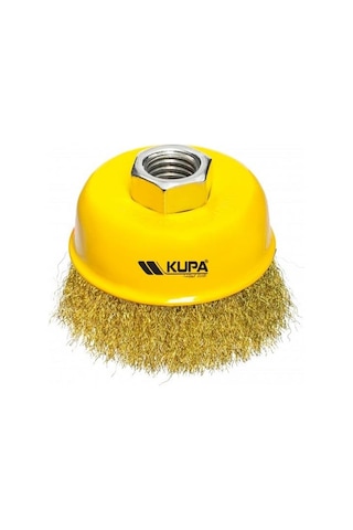 Kupa Çanak Tel Fırça Saçaklı 100 Mm.