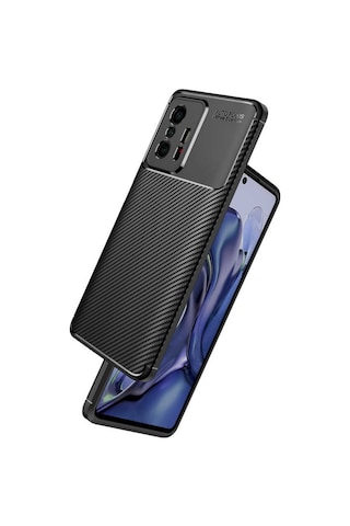 Xiaomi Mi 11T Pro Kilif Lens Karbon Tasarim Negro Silikon Kapak 522480108