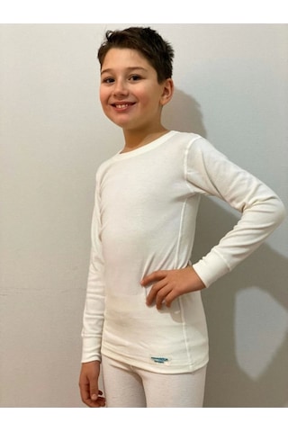 Aqua Cm2511 Termal Çocuk Uzun Kol Fanila Siyah