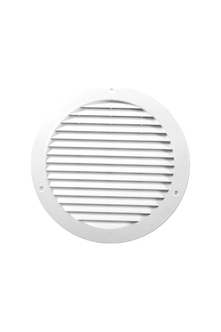 Raks Uyumluan Yuvarlak Lineer Menfez-Beyaz 2 Adet