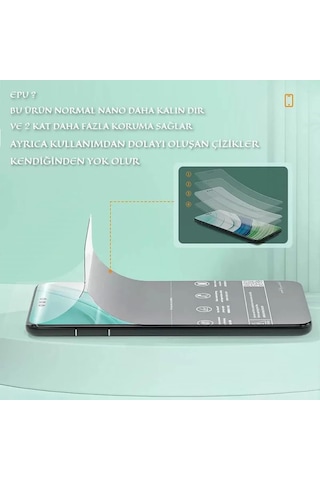 Realme P4 Lite Uyumlu Nano Ekran Koruyucu Esnek Ultra İnce - Sandex - Epu Hd