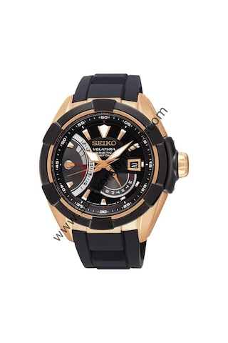 Seiko Velatura Srh024p1 Siyah Silikon Kordon Siyah