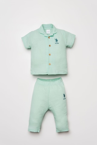 U.S. Polo Assn. Kız Bebek Yeşil Takım Yeşil