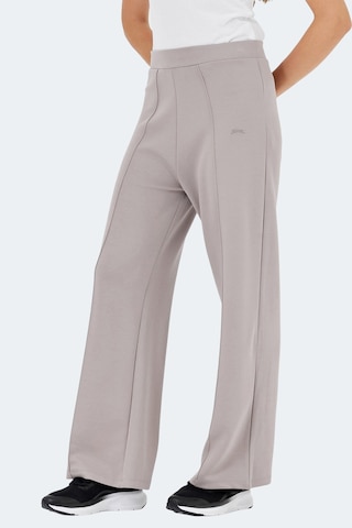 Slazenger Valentıno 2 Li Set Kadın Bol Paça Eşofman Altı Taş Gri - Vizon