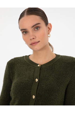 Pierre Cardin Kadın Haki Hırka Triko 50310995-vr027 Haki