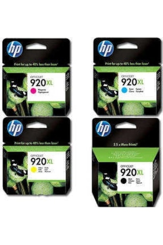 Hp 920Xl 4 Renk Kartuş Seti 6000 6500 7000 7500A