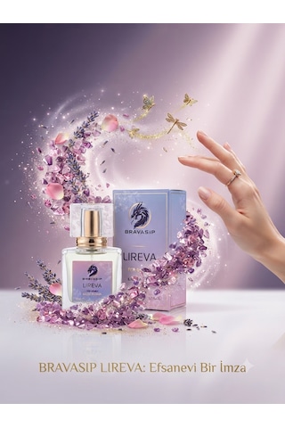Lıreva Kadın Parfüm 50 Ml Edp Kalıcı Premium Kadın Parfüm, Çiçeksi Vanilyalı, Gün Boyu Kalıcılık