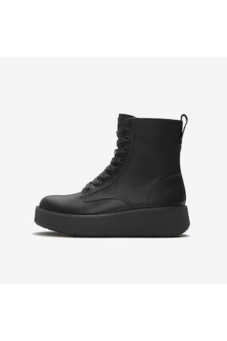 001 Black Bot Kadın Aax-001 Fitflop Gen-ff Roam Leather Lace Up Boots