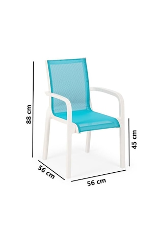Tr Sy-2528 Plastik Fileli Bahçe Koltuk Sandalye 4'lü Set Diğer