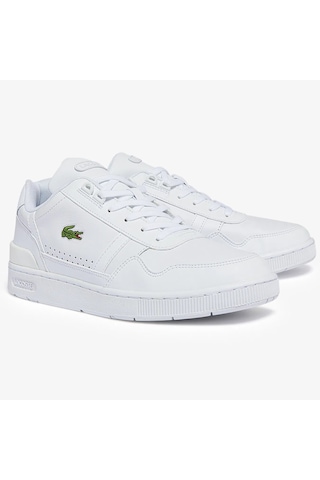 Lacoste T-clip Hakiki Deri Erkek Beyaz Sneaker Beyaz