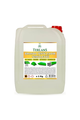 Terlans Branda Tente Ve Çadır Temizleyici 5 Kg Su Bazlı
