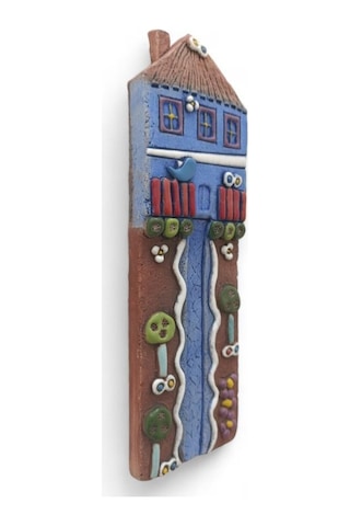 Özel Tasarım Seramik Uzun Ev Hediyelik Duvar Süsü