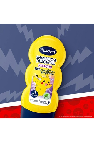 Bübchen 2 İn 1 Pokemon Pikachu Çocuk Şampuan&Duş Jeli 230 ML