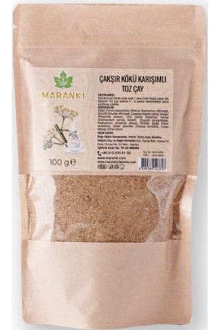 Maranki Çakşır Otu Karışımlı Toz Çay 100 GR Maranki Çakşır Otu Karışımlı Toz Çay 100 GR