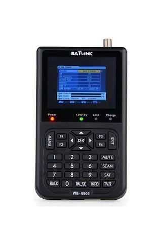 Satlink Ws 6906 Görüntülü Uydu Yön Bulucu  Lcd Ekran