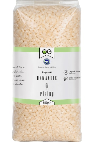 2 Li Organik Osmancık Pirinç 800 Gr