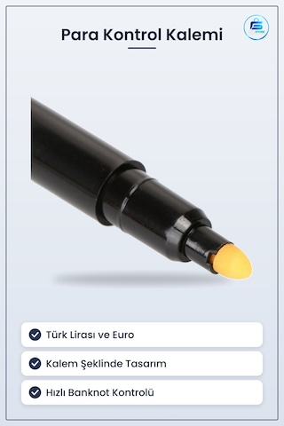 Taklit Para Tespit Kalemi Kontrol Cihazı Sahte Banknot Anlama Pla