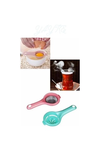 Yayke 2'li Yumurta Sarısı Akı Ayırma Ve Bitki Çayı Süzgeci