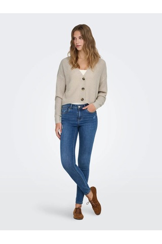 Only Onlcarol Nice L/s Cardigan Knt Noos Kadın Hırka 15211521 Bej