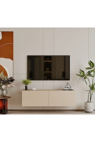 Hitit Tv Ünitesi 140 Cm 100% Mdf Bej