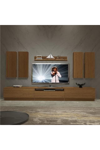 Decoraktiv Trendstyle 8ds Slm Tv Ünitesi Tv Sehpası Ceviz