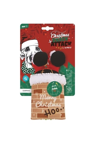 M-pets Christmas Sürpriz Ödül Hazneli Peluş Köpek Oyuncağı